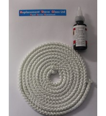 12mm Stove Rope & Glue Kit